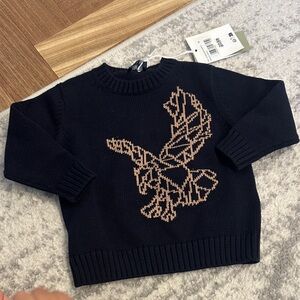 Il Gufo Navy Boys Sweater